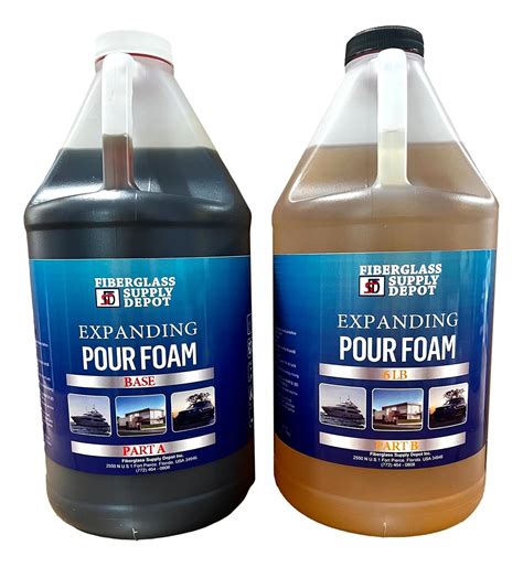 Buy 6 Lb. Density Expanding Pour Foam, 2 Part Polyurethane Closed Cell ...