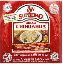 Supremo Cheese Melting, Mexican Style Quesadilla 30.0 oz Nutrition ...