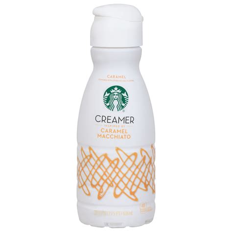 Starbucks Liquid Coffee Creamer Caramel Macchiato Refrigerated ...