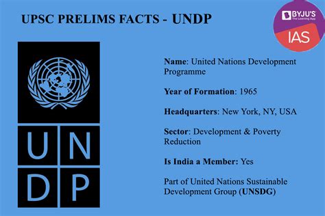 UNDP - United Nations Development Program and India. UPSC IR Notes for GS2