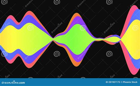 Audio Spectrum. Minimalist Audio Wave Isolated Stock Illustration ...