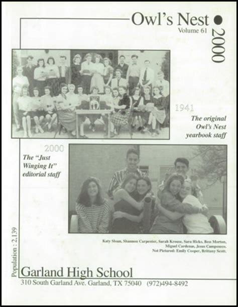 Explore 2000 Garland High School Yearbook, Garland TX - Classmates