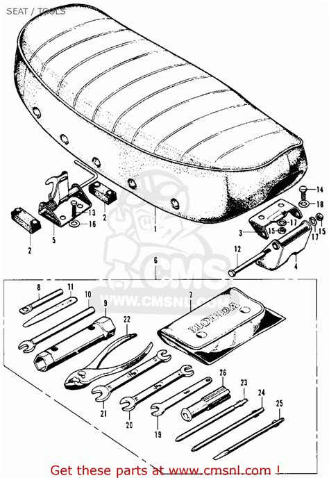 Honda trailbike 70 parts