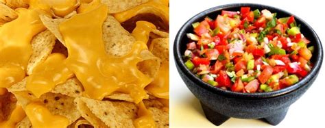 Cheese Nachos And Tomato Salsa Recipe