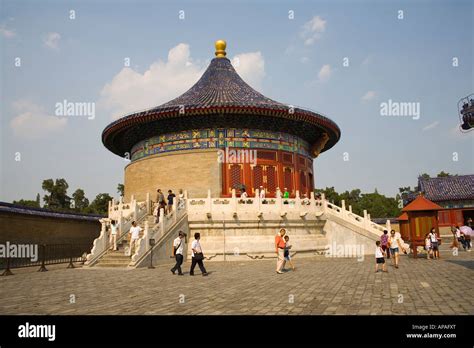 Architecture of The Temple of Heaven Stock Photo - Alamy