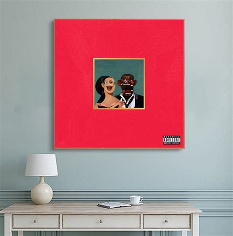 Kanye West My Beautiful Dark Twisted Fantasy Album Cover Art - Etsy ...