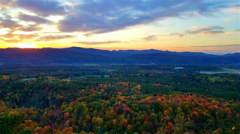 Sunset on the AT this evening, Green Mountains, Vermont, USA : hiking