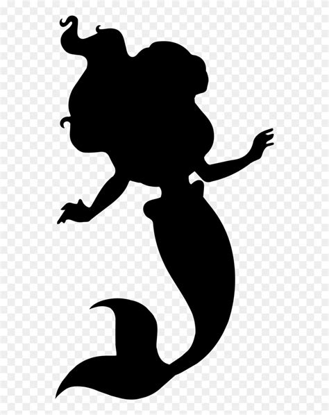 Download Ariel Silhouette Svg Clipart (#5760351) - PinClipart