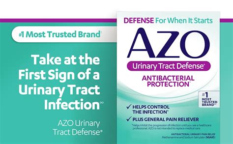 AZO Urinary Tract Defense Tablets - Antibacterial Protection for UTI Relief