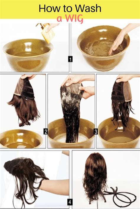 How to wash a wig - wig care - lace front wigs | Perruque, Huile pour ...