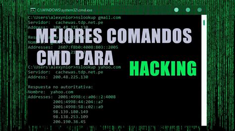 Mejores comandos CMD utilizados en Hacking » EsGeeks | Libros de informatica, Informatica y ...