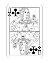 Deck Of Cards coloring Page  Free Printable Coloring Pages sketch template