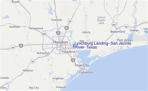 Lynchburg Landing, San Jacinto River, Texas Tide Station Location Guide