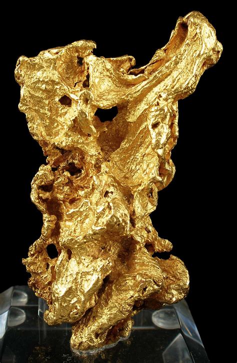 Gold (Crystallized Nugget) - VLT09-054 - near Ballarat - Australia Mineral Specimen