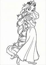 Printable Rapunzel Coloring Pages sketch template
