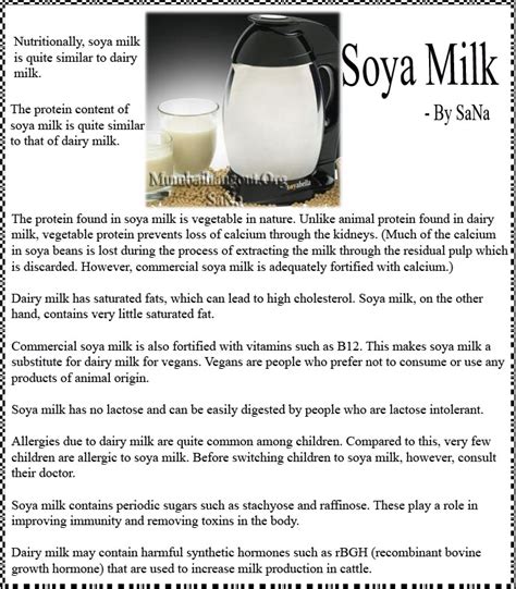 Benefits of soya milk | Health by Uncle Teng