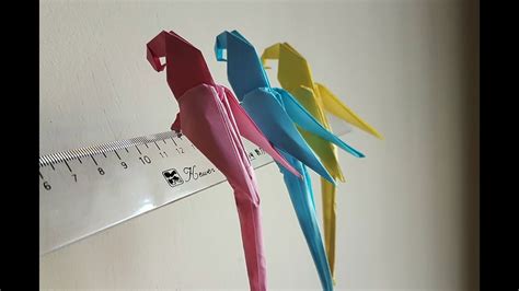 Perfect Activity To Origami 3d Parrot Step By Step - MAKE AN ORIGAMI