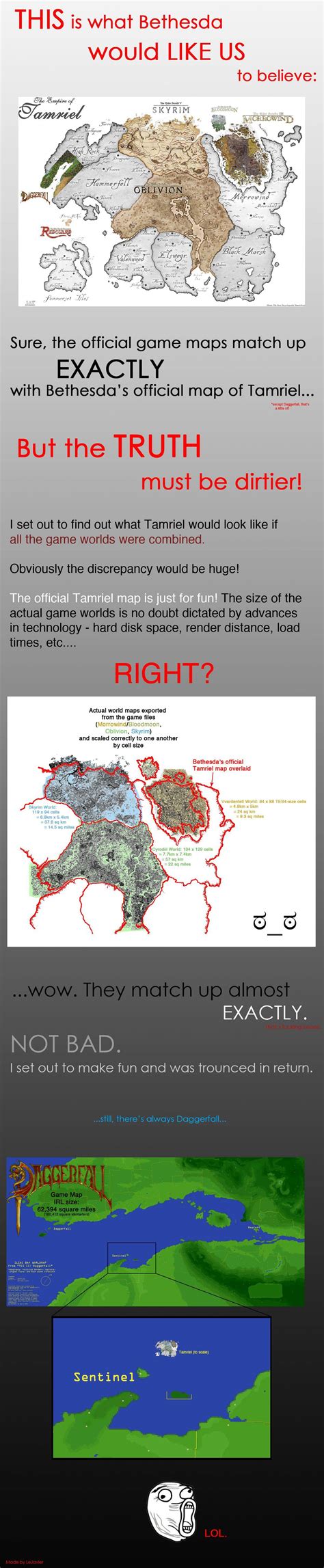 Elder Scrolls Map Size Comparison - Maping Resources