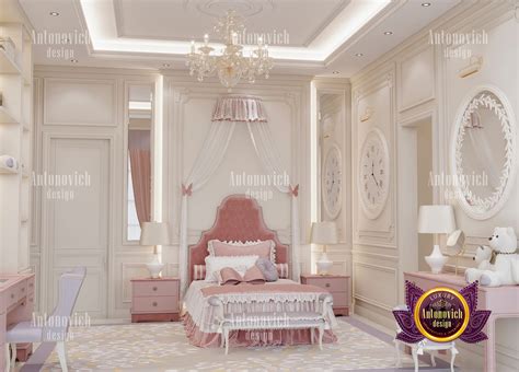 LUXURY INTERIORS IN PINK THEMED GIRLS BEDROOM