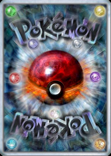 New Pokemon Card Back by icycatelf on DeviantArt