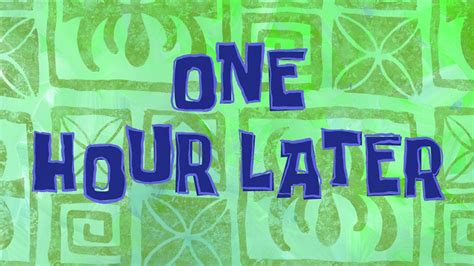 One Hour Later | SpongeBob Time Card #180 - YouTube