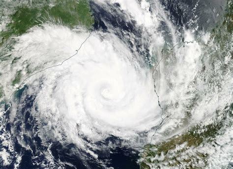 Tropical Cyclone Idai seen in Mozambique channel by NASA's Terra Satellite