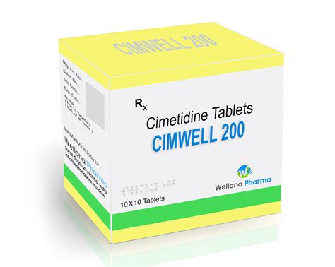 Cimetidine Tablets Manufacturer & Supplier India - Wellona Pharma