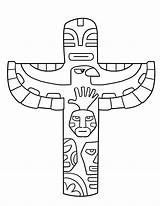 Free Printable Totem Pole Coloring Pages For Kids sketch template