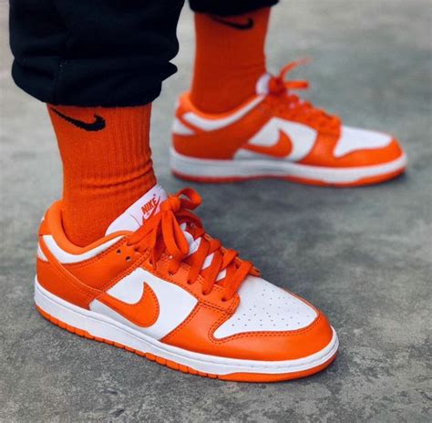 Nike Dunk Low SP Syracuse Orange Blaze Women Shoes Sneakers Skateboard Men Casual Fashion Style ...