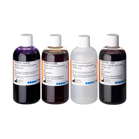BioTrading | Ready Prepared Media | Gram Stain kit (CV-Iodine-Diff-Neutral Red)