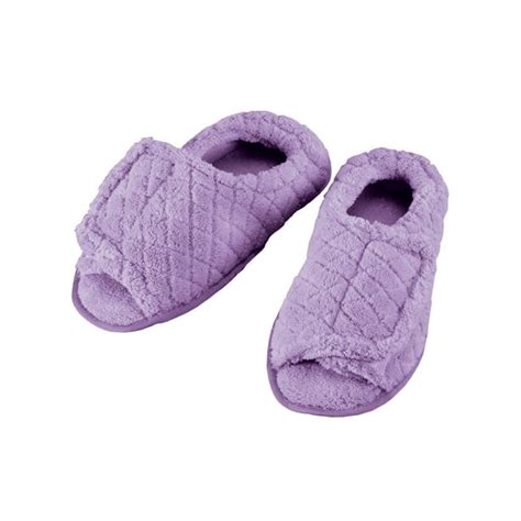 Easy Comforts - Quilted Chenille Adjustable Toe Slippers - Walmart.com - Walmart.com