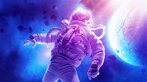 1366x768 Astronaut In Another Universe 4k Laptop HD ,HD 4k Wallpapers,Images,Backgrounds,Photos ...