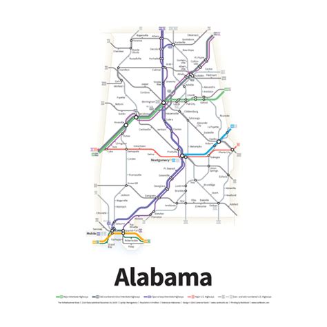Transit Maps: GIF of my “Highways of the United States” Maps