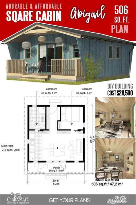 1 Room Cabin Floor Plans | Viewfloor.co