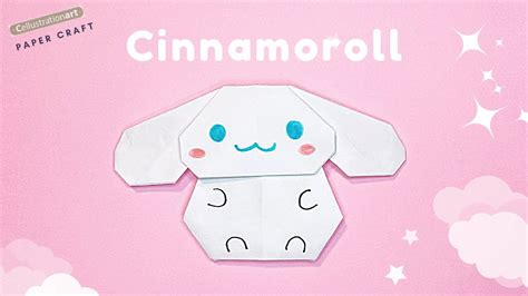 Cinnamoroll Origami | Easy White Paper Craft | DIY Paper Crafts - YouTube