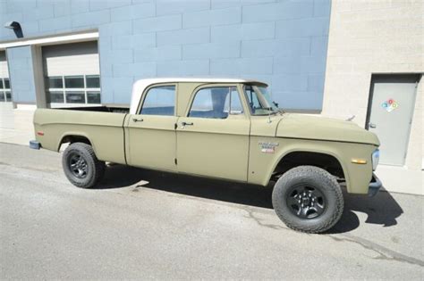 1970 Dodge Power Wagon Crew cab 4x4-Mint Condition for sale - Dodge Power Wagon 1970 for sale in ...