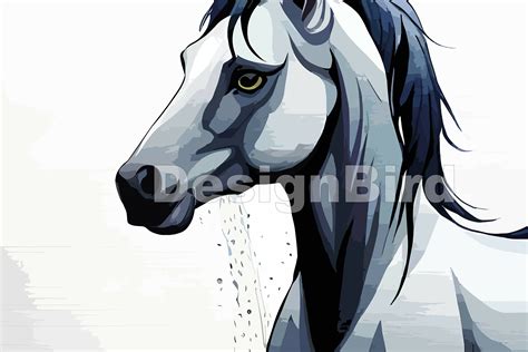 Horse Watercolor Illustration Graphic by Designbird · Creative Fabrica