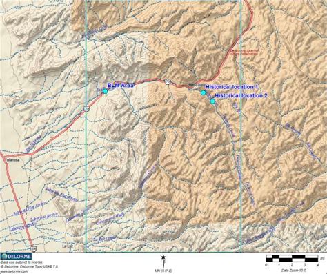 Map of Tularosa Creek (=Rio Tularosa), Otero County, New Mexico,... | Download Scientific Diagram