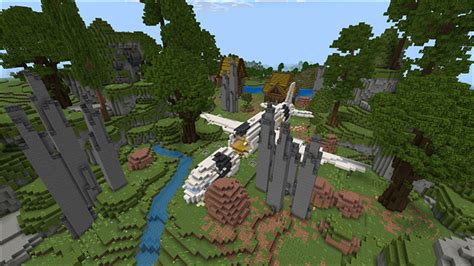 Crashed Plane Wreckage by Eco Studios (Minecraft Marketplace Map) - Minecraft Marketplace (via ...