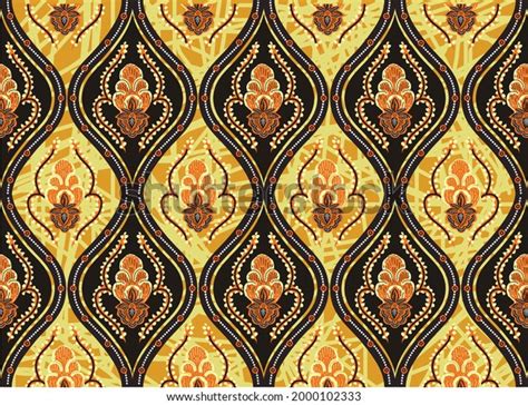 Indonesian Batik Motifs Very Distinctive Patterns Stock Vector (Royalty Free) 2000102333 ...