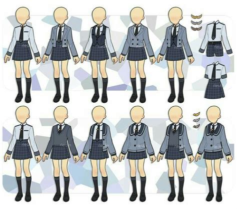 Pin on desain | Anime uniform, Drawing clothes, Drawing anime clothes