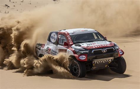 Wallpaper speed, Toyota, pickup, Hilux, 2020, Rally Dakar, 2021, Gazoo ...