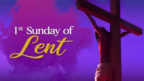 First Sunday of Lent (February 26, 2023) - YouTube