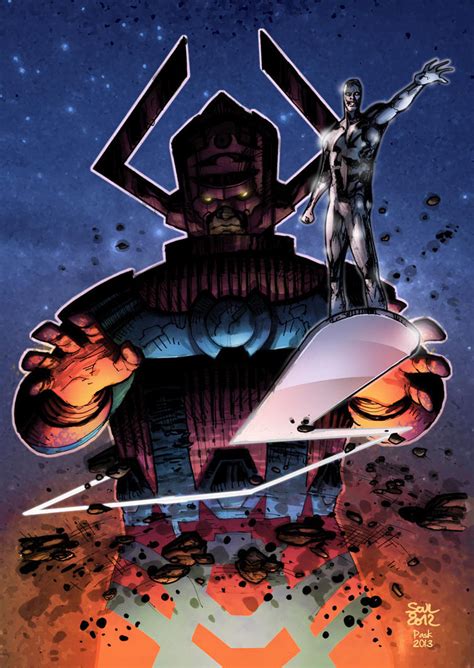 Galactus and Silver Surfer by Pask on DeviantArt