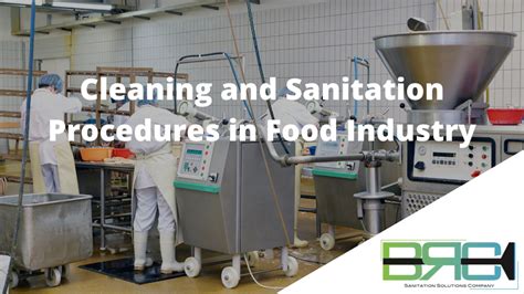 Cleaning & Sanitation Food Industry | BRCT Supply Services