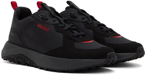 Hugo Black Logo Sneakers Hugo Boss