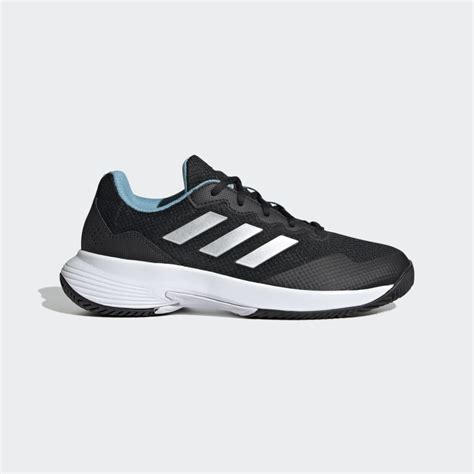 Women's Shoes - Gamecourt 2.0 Tennis Shoes - Black | adidas Egypt