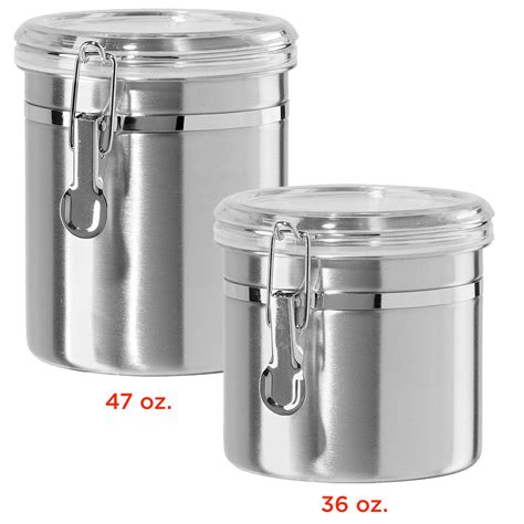 Stainless Kitchen Storage Canister, 47 Oz - Lodging Kit Company