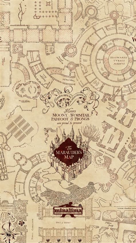 Harry Potter phone background - the marauders map | Anime de harry potter, Mapa de hogwarts ...