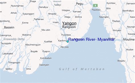 Rangoon River, Myanmar Tide Station Location Guide